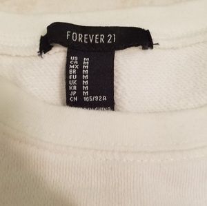 Forever 21 Tops - Donut print cream colored sweatshirt Forever 21 Tops - Donut print cream colored sweatshirt